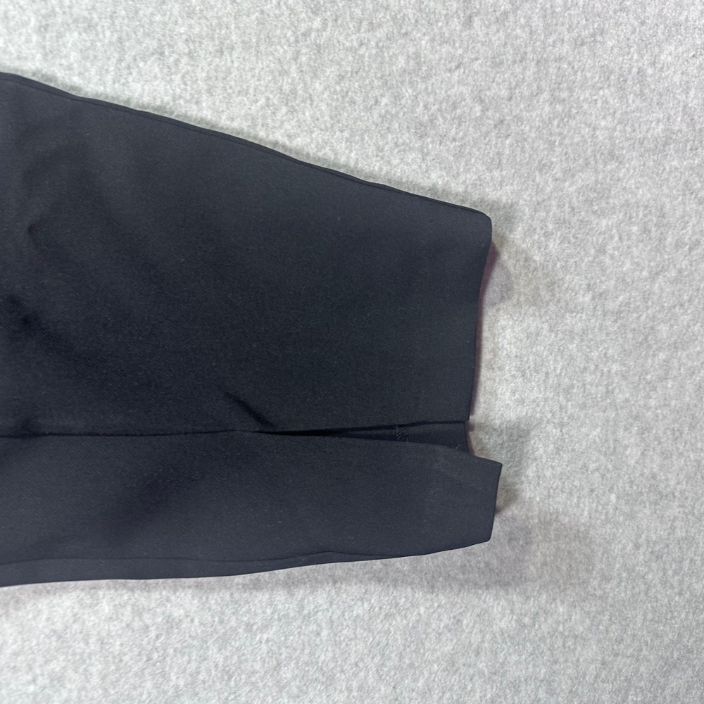 Worthington Womens Black Pleated Ankle Pants Size 12 NWT Tapered Slit Hem Dress - Picture 2 of 10